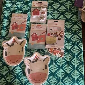 Farm Animal Party Supplies Set